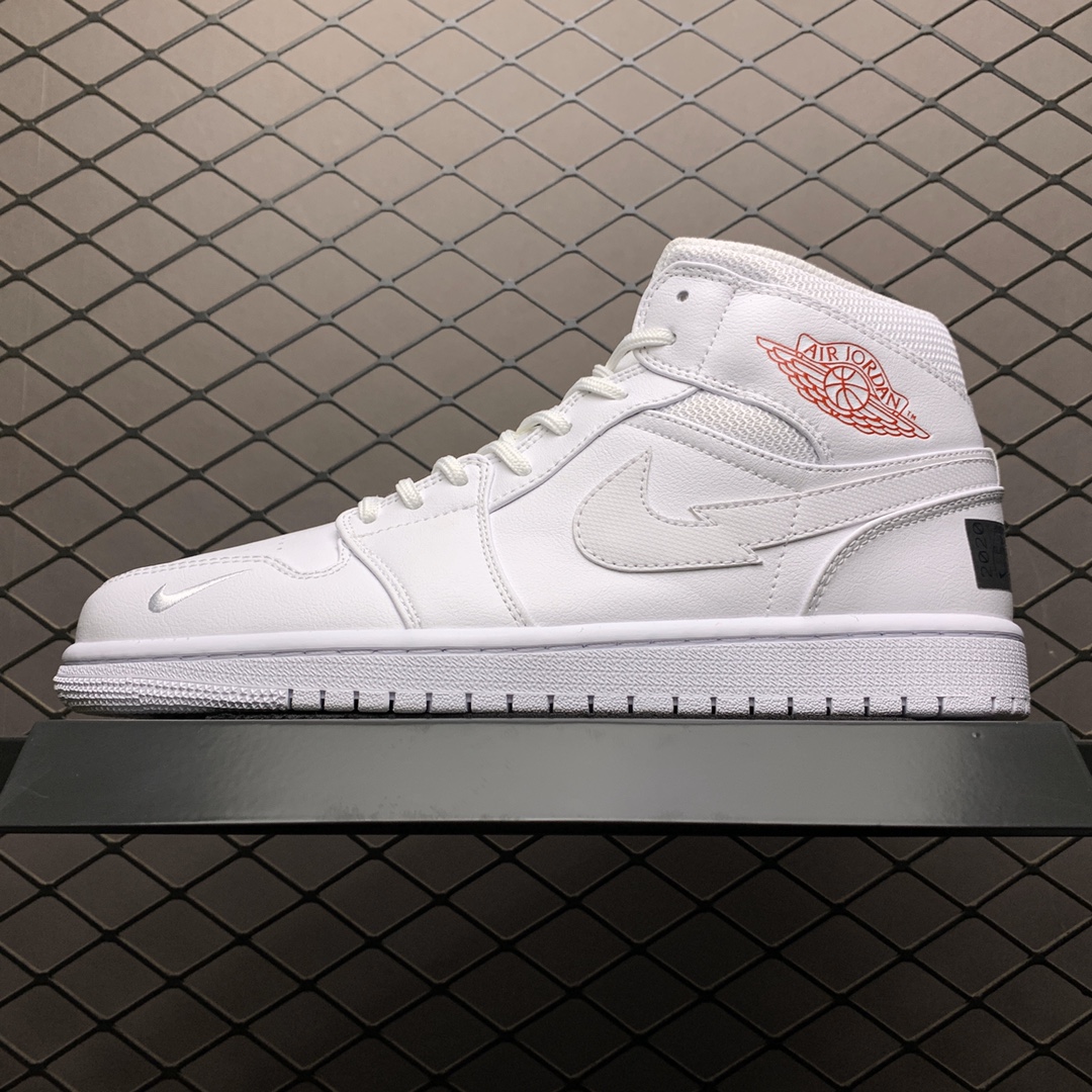 260 Air Jordan 1 Mid AJ1乔1中帮文化篮球鞋 CW7289-100
