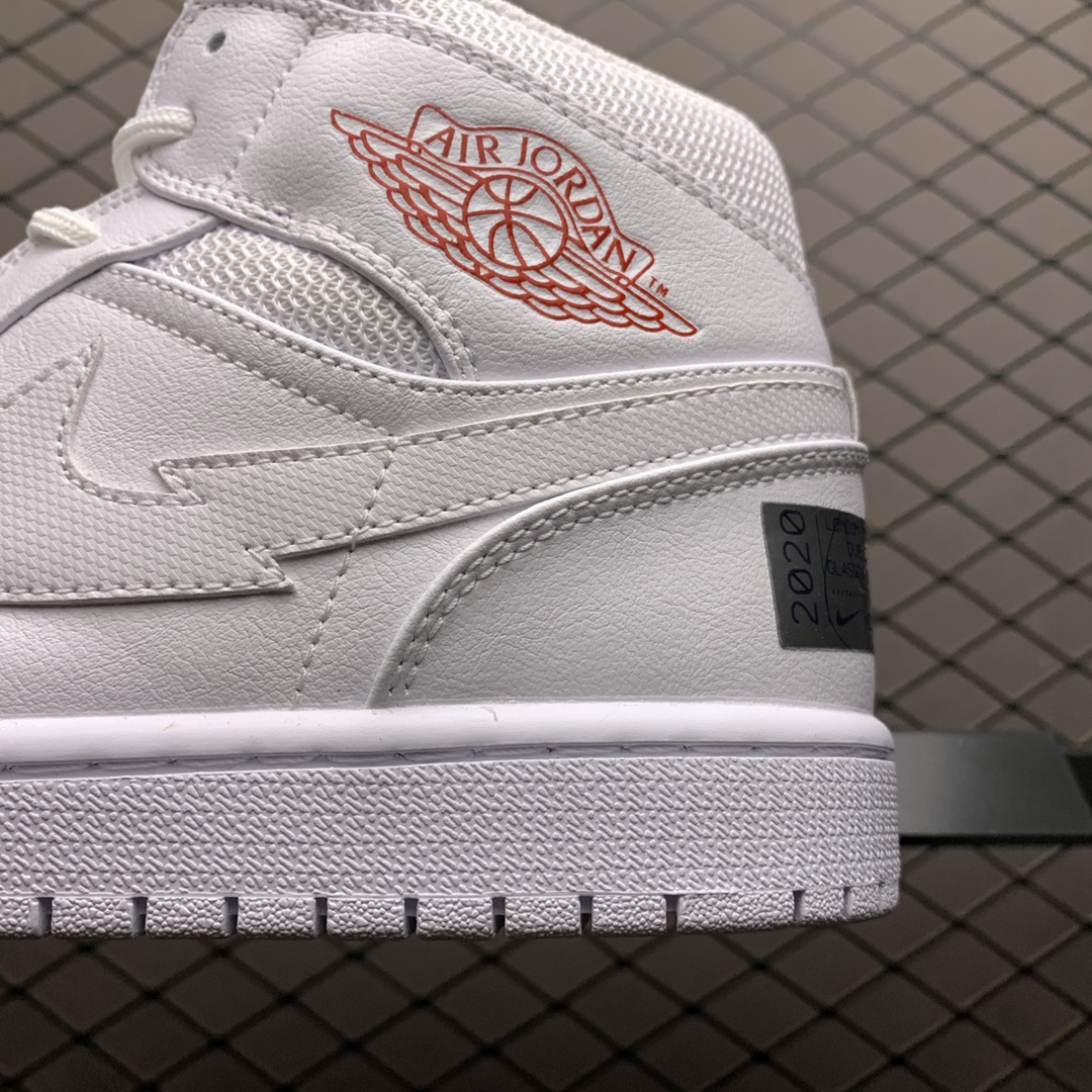 260 Air Jordan 1 Mid AJ1乔1中帮文化篮球鞋 CW7289-100
