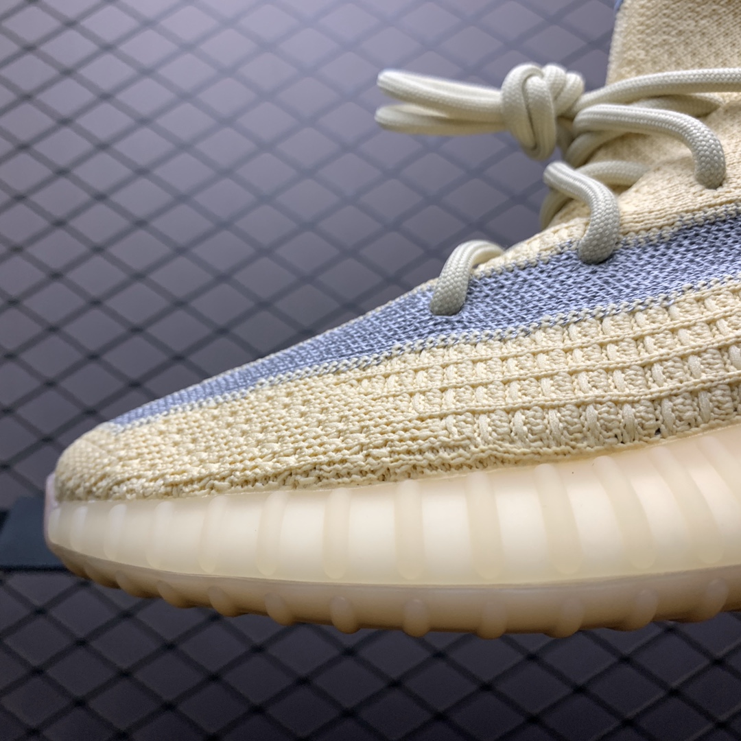 220 性价比版本 Adidas 阿迪达斯 Yeezy 350 Boost V2 ”Linen” 3M反光 侃爷椰子新配色  FY5158