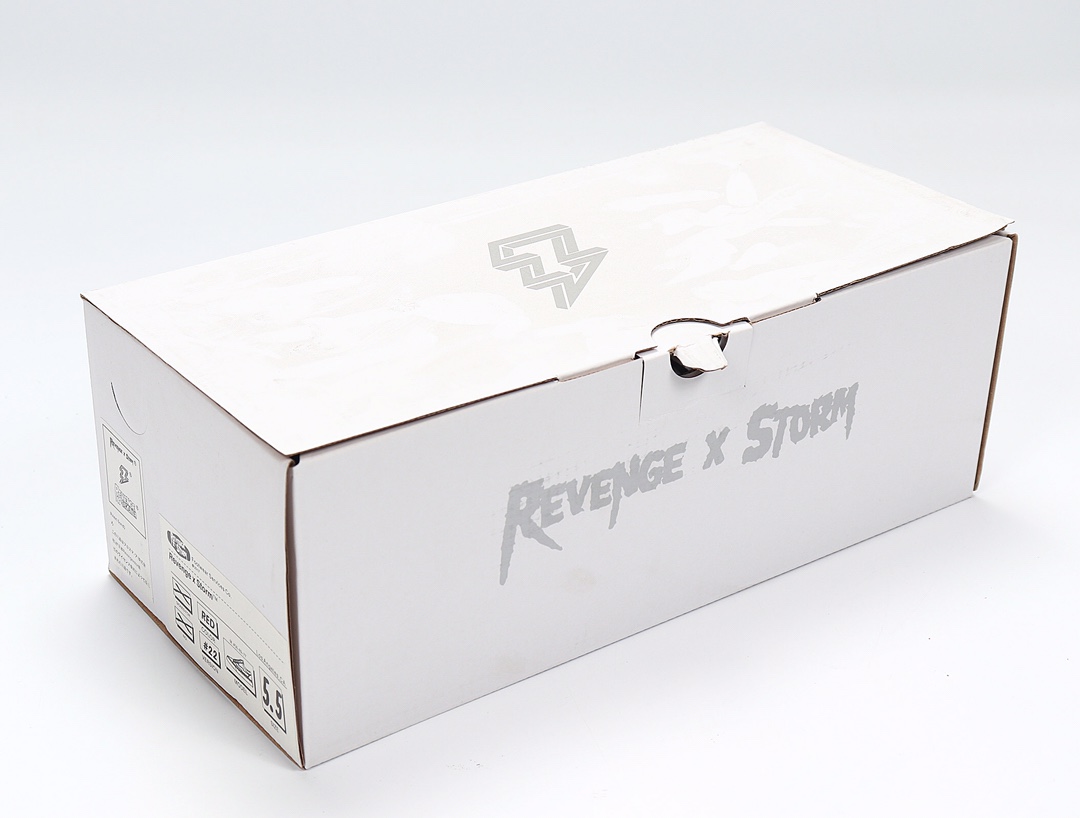 90 Recenge x Storm 街头闪电帆布滑板鞋 红迷彩火焰 真标原盒纯硫化