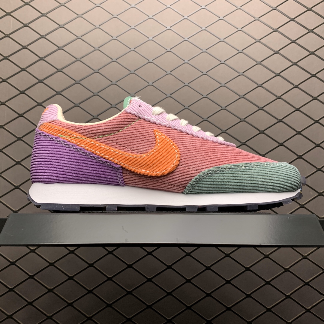 170 Nike Daybreak 华夫 马卡龙少女系拼色 复古百搭休闲慢跑鞋 DA1471-683