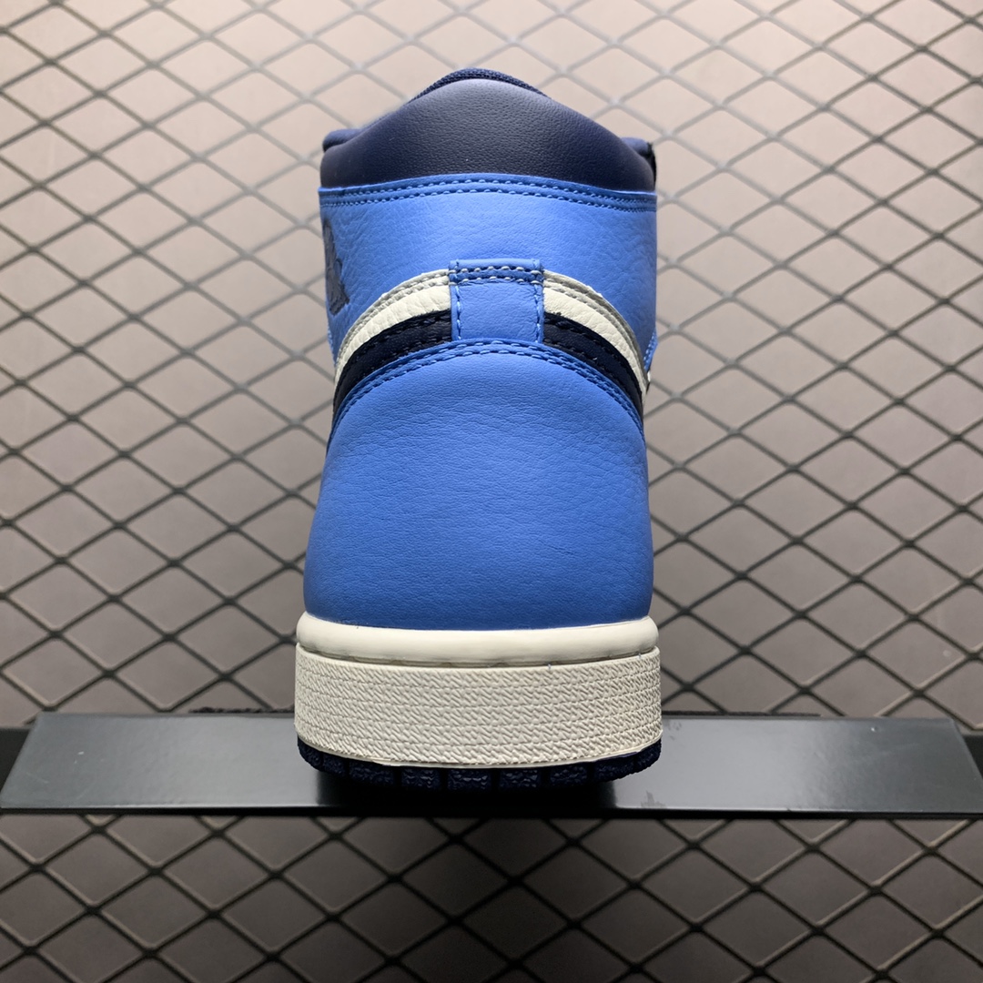 300  Air Jordan Retro High OG ” Obsidian ” 黑曜石蓝脚趾 555088-140