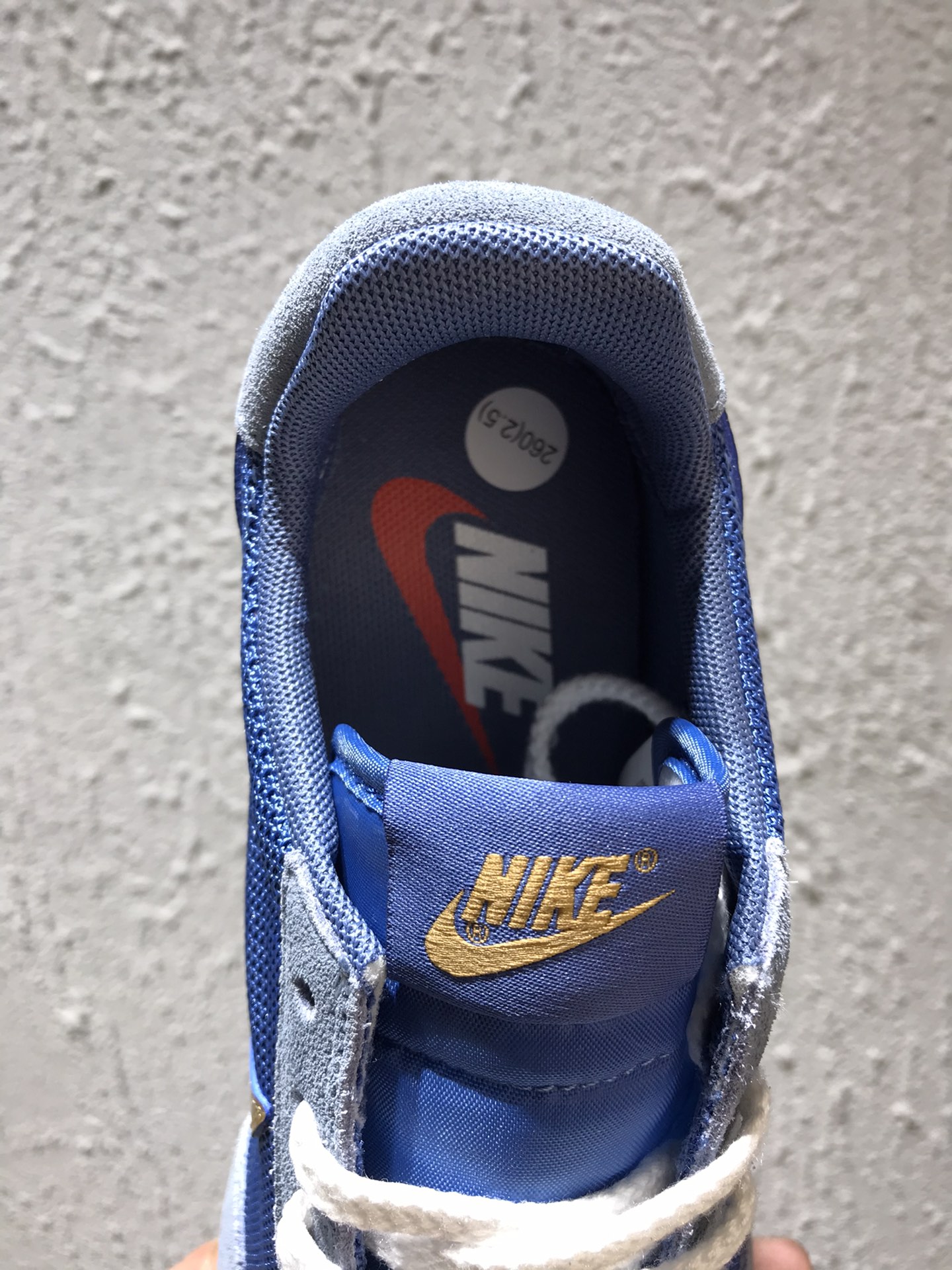 130 Nk Daybreak SP华夫网面复古跑鞋/蓝金  原装版 黑盒装 官方一致  BV7725-400