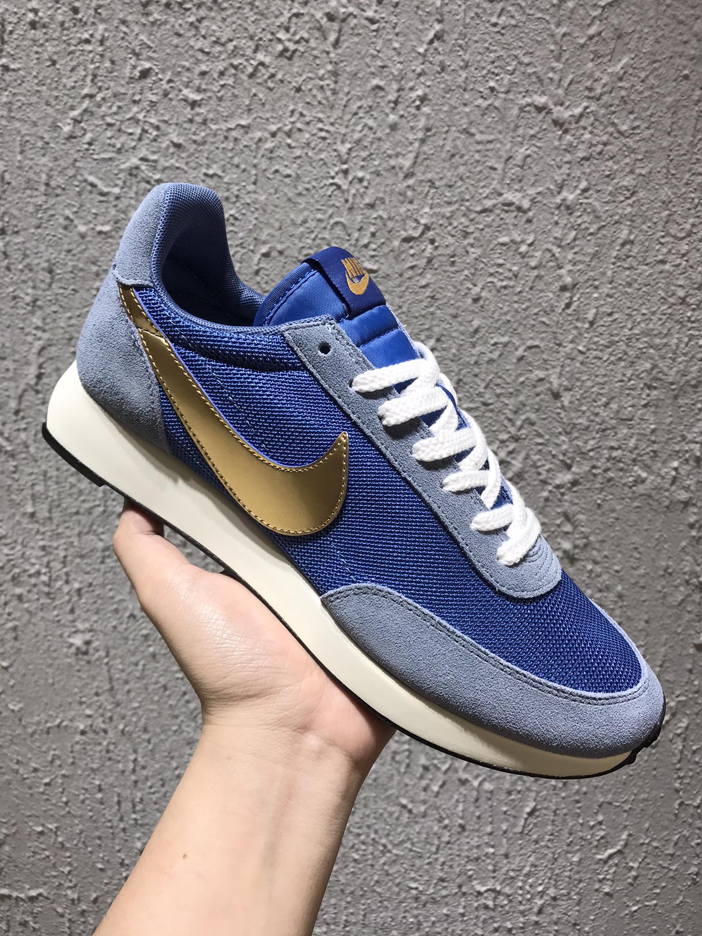 130 Nk Daybreak SP华夫网面复古跑鞋/蓝金  原装版 黑盒装 官方一致  BV7725-400