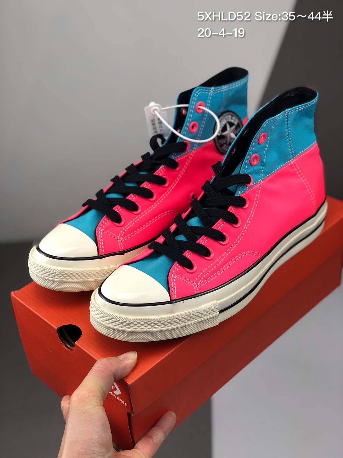 集合  65 匡威经典，硫化系列Converse All Star 日本100周年限定字母黑白高帮帆布鞋