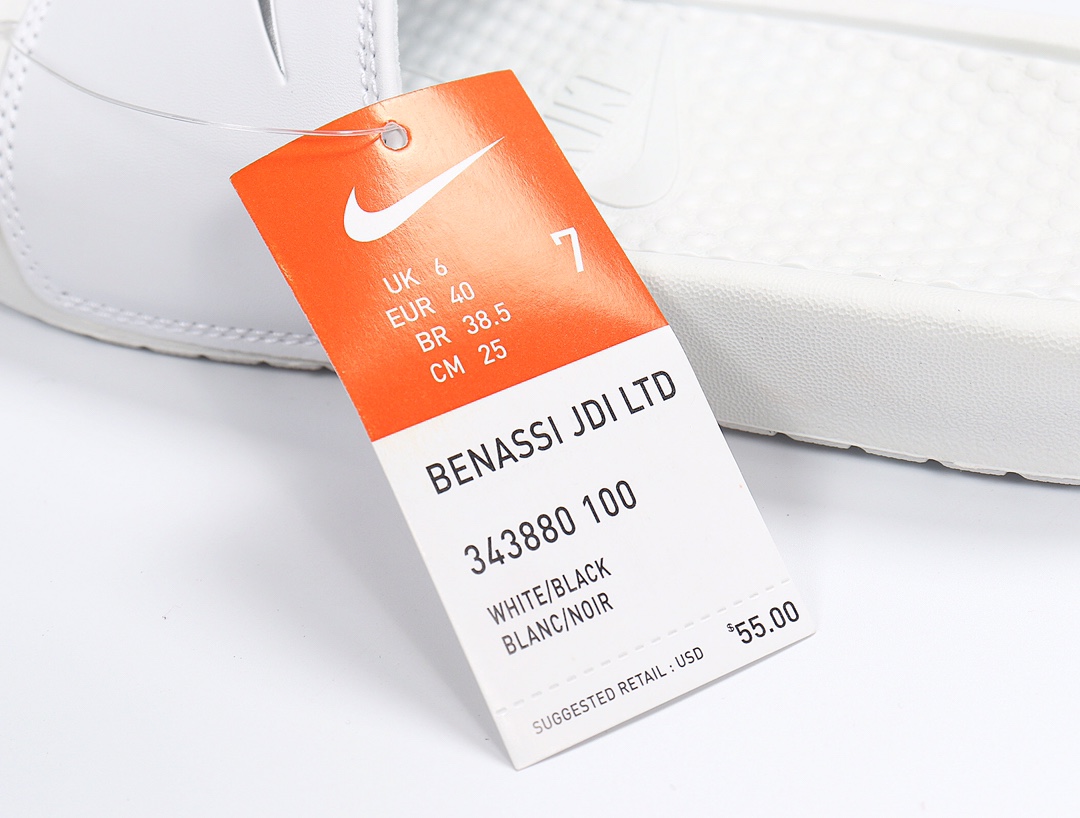 70 Nike Benassi JDI LTD 耐克一字拖 343880-100 白银 GD权志龙同款夏季沙滩软底凉拖