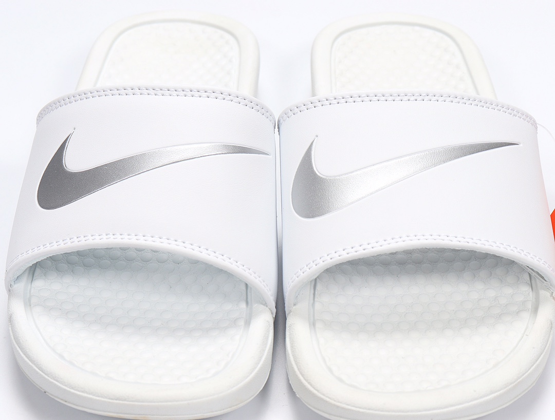 70 Nike Benassi JDI LTD 耐克一字拖 343880-100 白银 GD权志龙同款夏季沙滩软底凉拖
