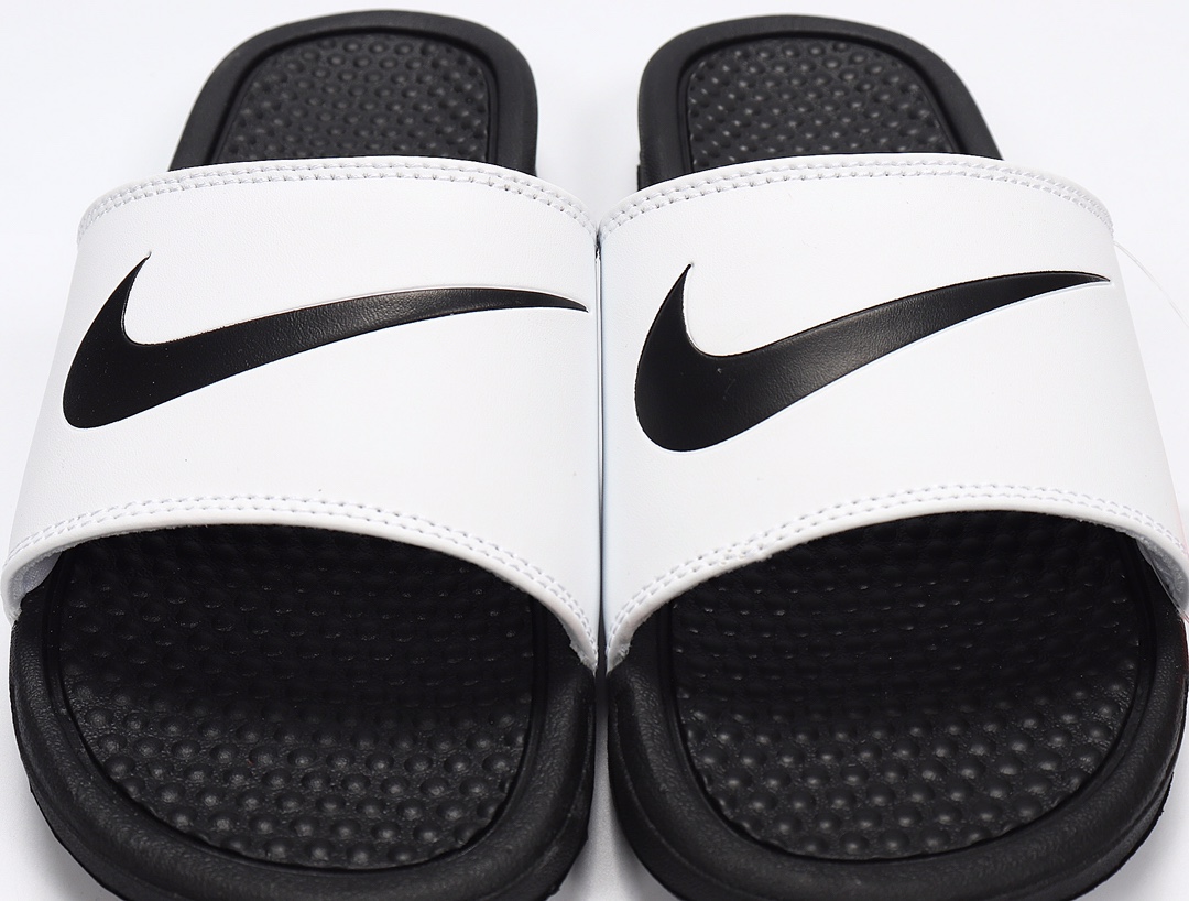 70 Nike Benassi JDI LTD 耐克一字拖 343880-100 黑白 GD权志龙同款夏季沙滩软底凉拖