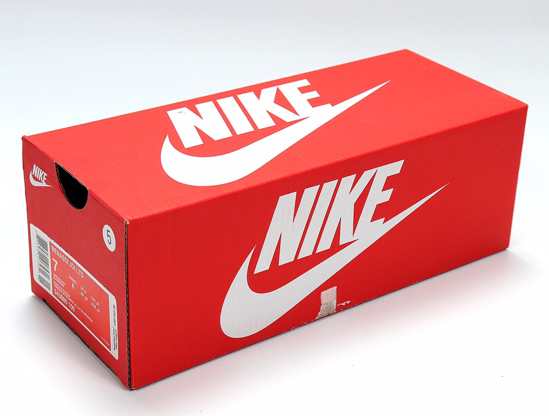 70 Nike Benassi JDI LTD 耐克一字拖 343880-100 黑白 GD权志龙同款夏季沙滩软底凉拖