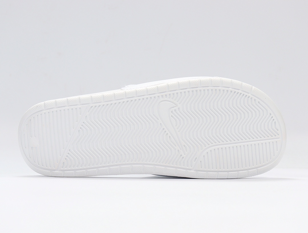 70 Nike Benassi JDI LTD 耐克一字拖 343880-100 全白银勾 GD权志龙同款夏季沙滩软底凉拖