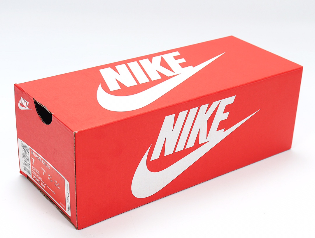 70 Nike Benassi JDI LTD 耐克一字拖 343880-100 全白银勾 GD权志龙同款夏季沙滩软底凉拖