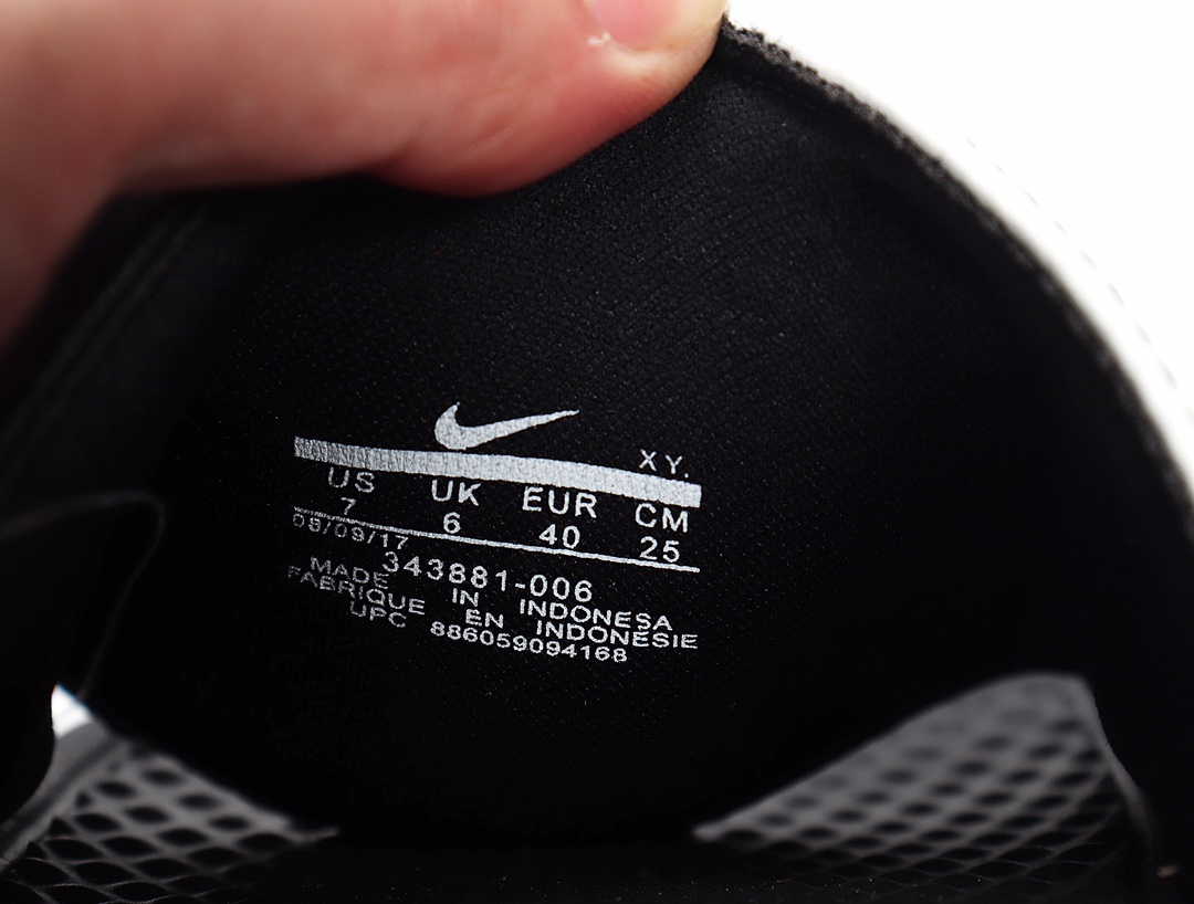 70 Nike Benassi JDI LTD 耐克一字拖 343881-006 黑底 黑白拼接 红勾 GD权志龙同款夏季沙滩软底凉拖