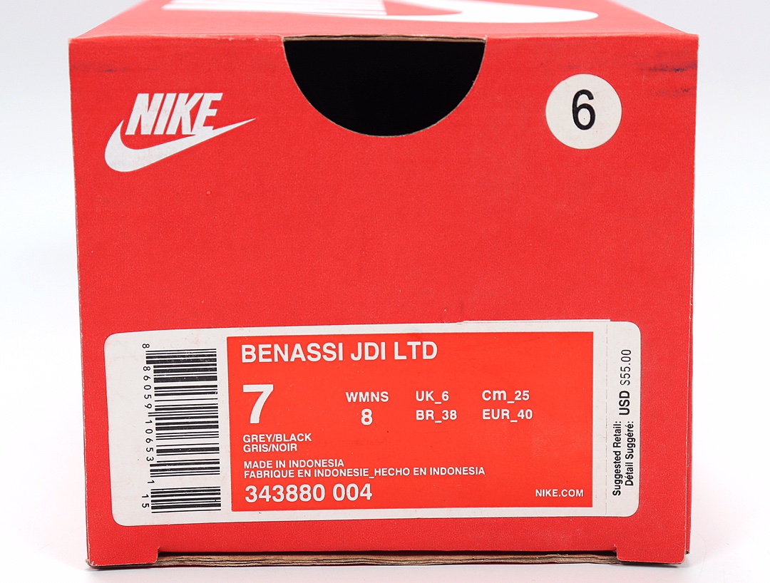 70 Nike Benassi JDI LTD 耐克一字拖 AQ8614-001 黑灰 Just do it GD权志龙同款夏季沙滩软底凉拖