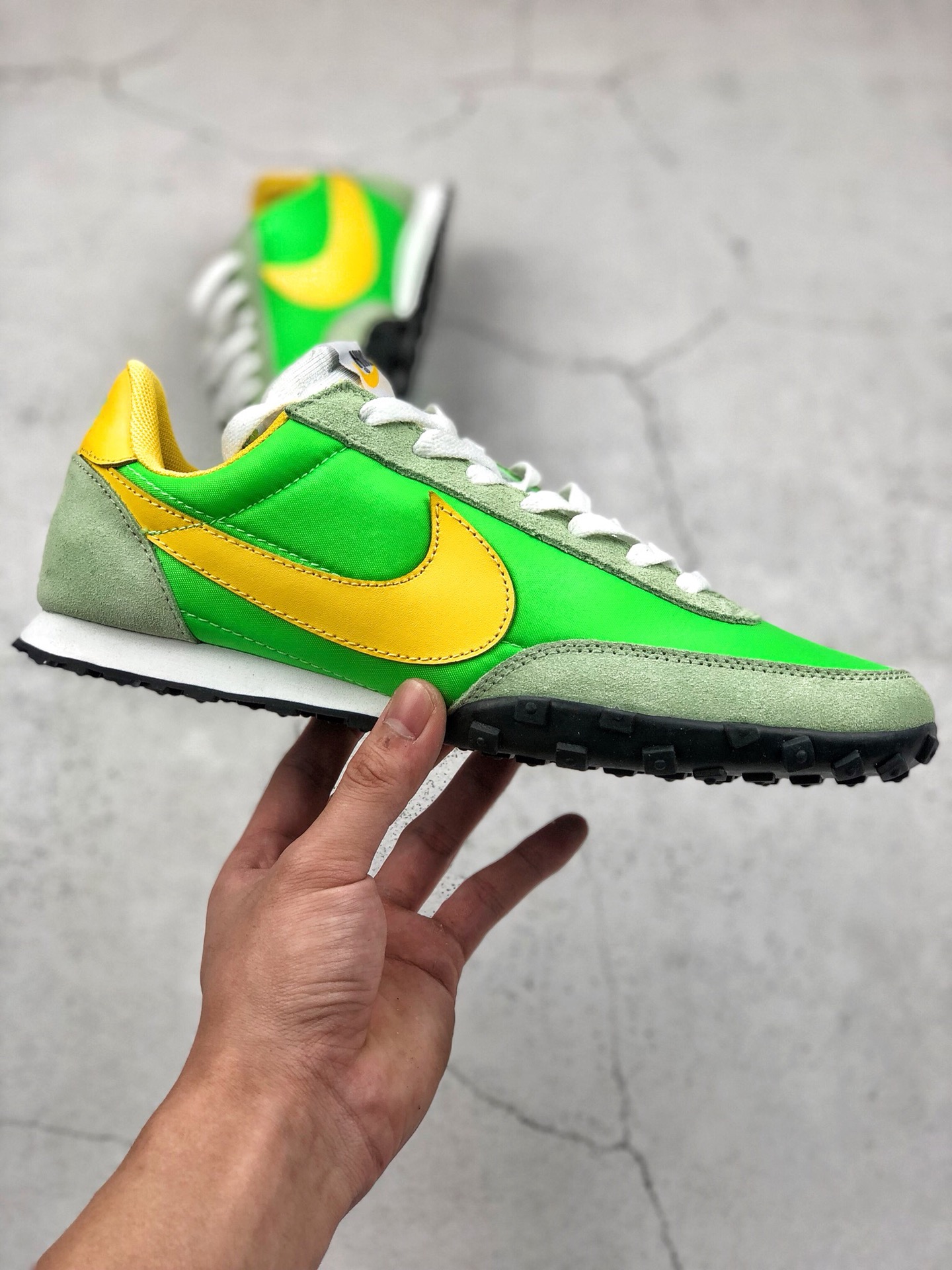 170 NIKE WAFFLE RACER 2 牛油果绿 华夫饼干鞋底复古慢跑步鞋 CU9080-002 公司级做工