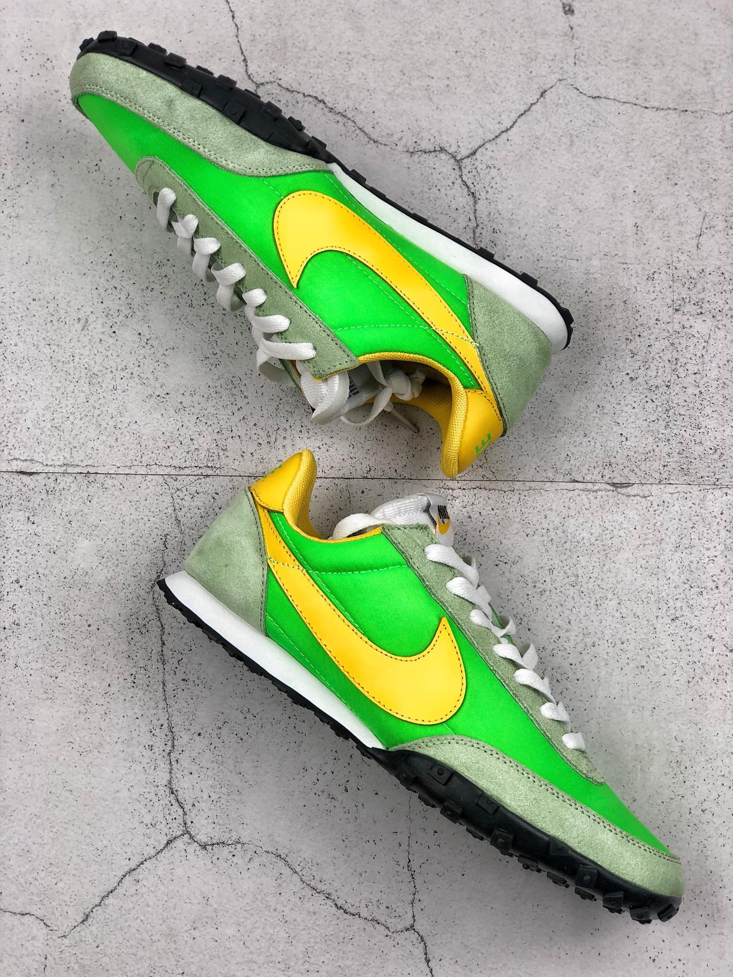170 NIKE WAFFLE RACER 2 牛油果绿 华夫饼干鞋底复古慢跑步鞋 CU9080-002 公司级做工