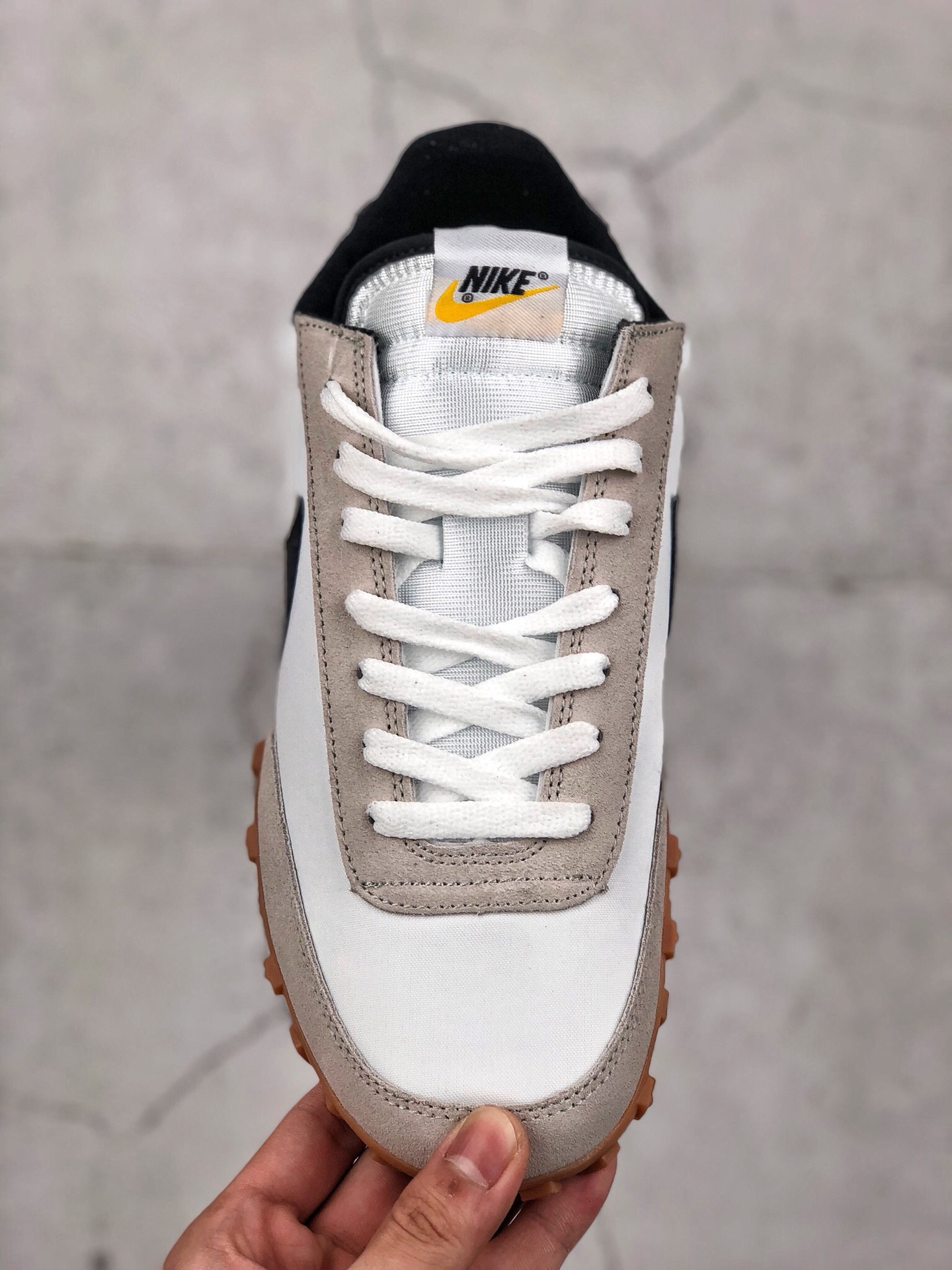 170 NIKE WAFFLE RACER 2 经典白黑 华夫饼干鞋底复古慢跑步鞋 CU9080-002 公司级做工