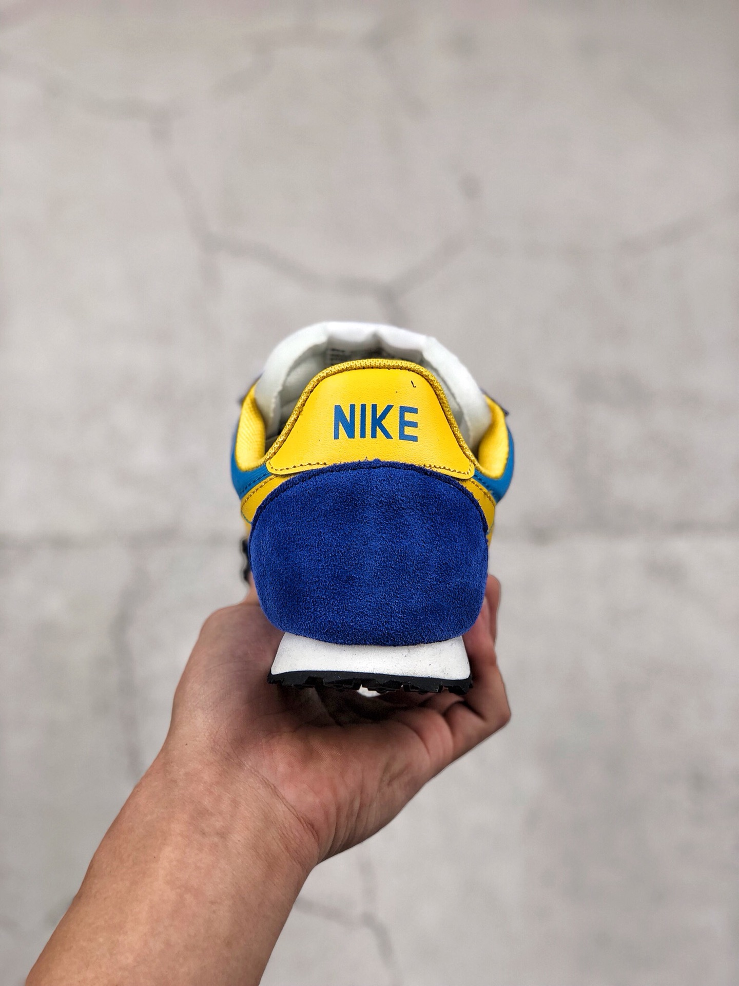 170 NIKE WAFFLE RACER 2 经典蓝黄 华夫饼干鞋底复古慢跑步鞋 CU9080-002 公司级做工