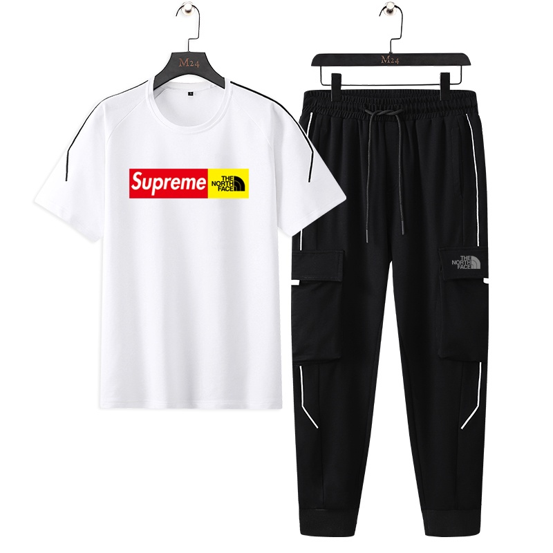 p145(北面thenorthface   supreme)联名款多口袋高品质夏季运动休