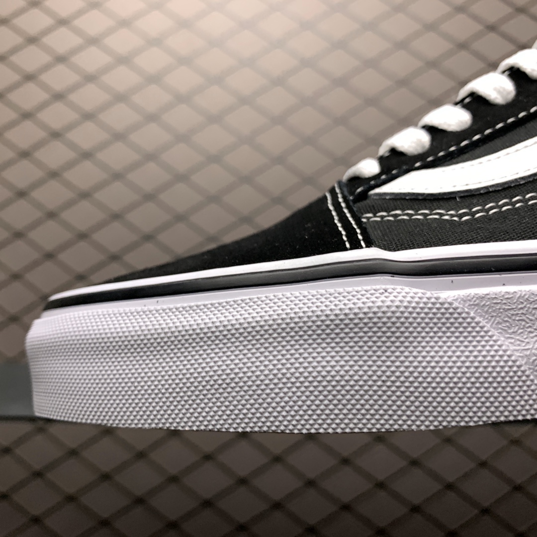 150 第四轮补货出 Vans 万斯 Classic Old Skool 19款全新翻盖盒 柬埔寨CLK钢印 百年经典黑白硫化低帮休闲板鞋