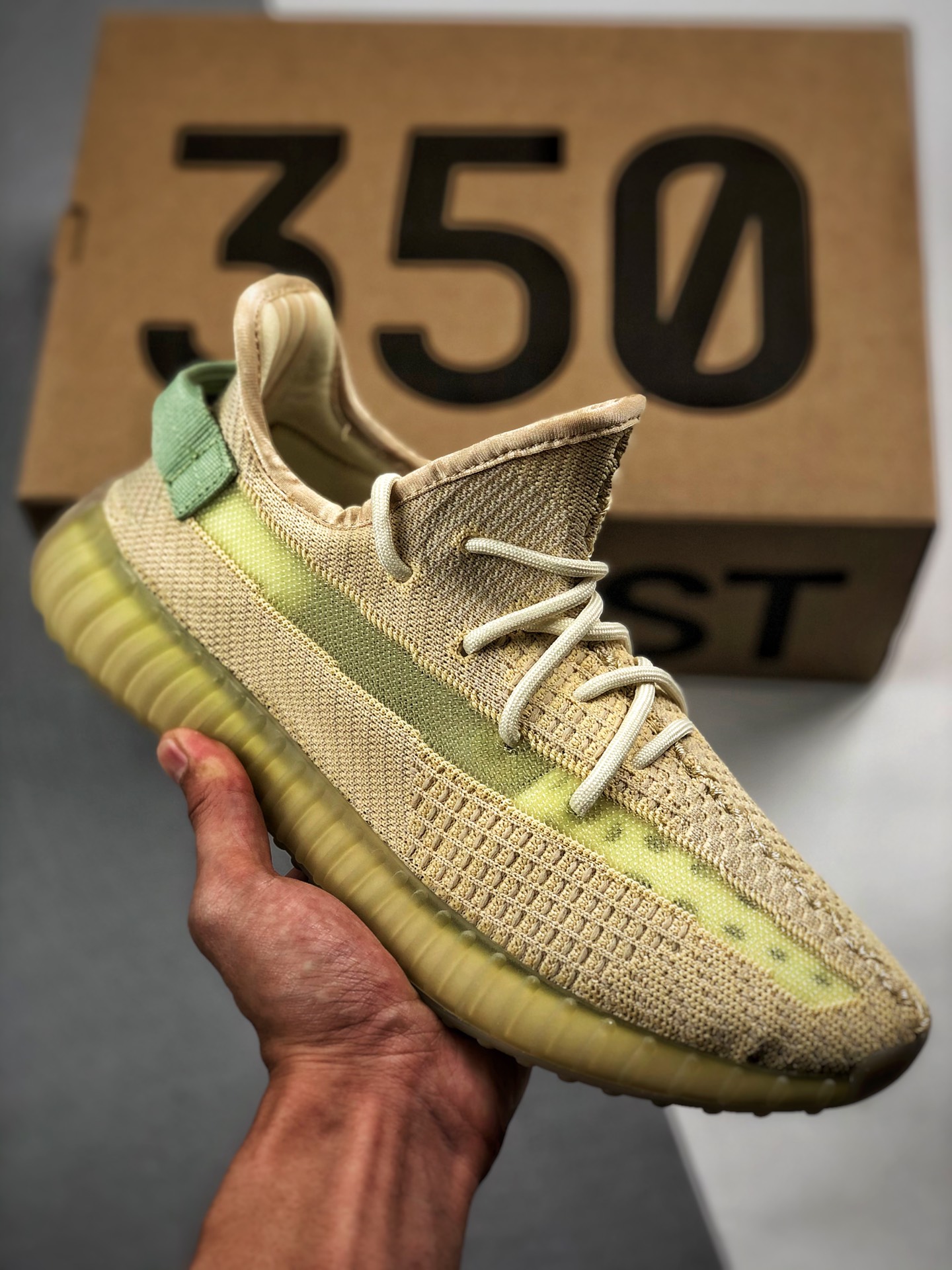 Suministro terminal Adidas Yeezy 350 Boost V2 lino, pedido designado por clientes de comercio exterior, tejido original…