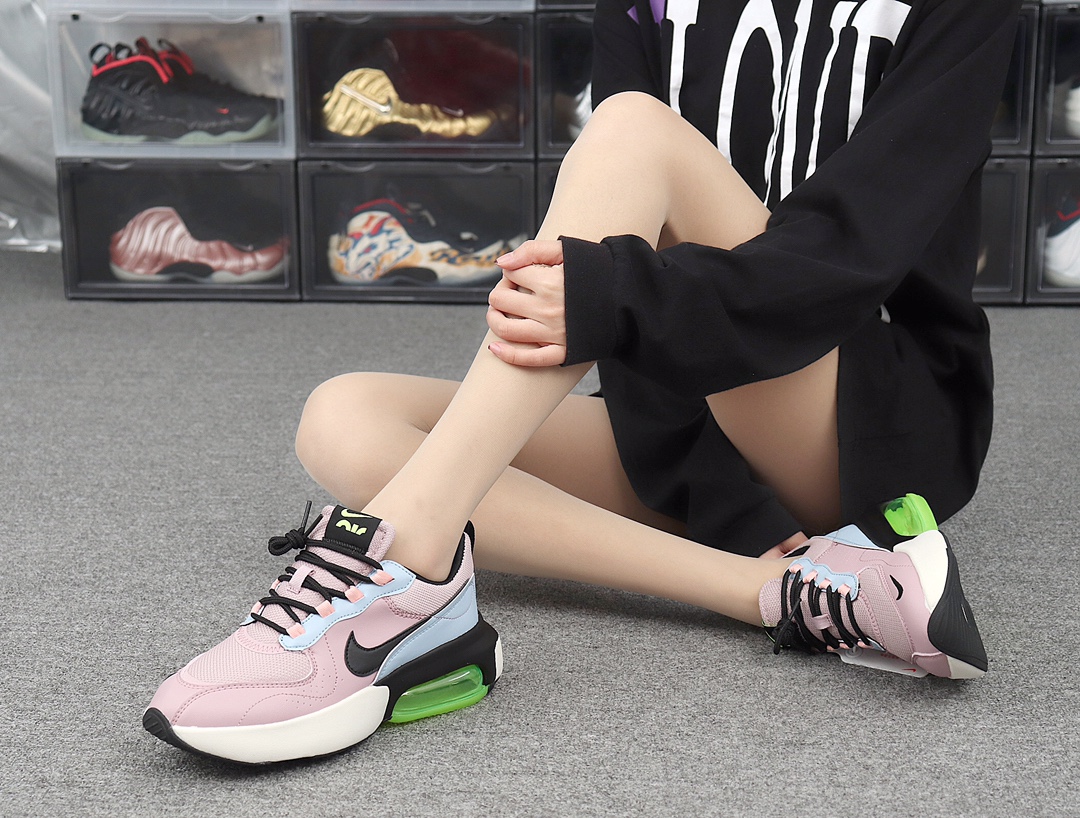 190 Nike Air Max Verona 半掌气垫 邓紫棋同款 CI9842-500 粉蓝绿  模特上脚图