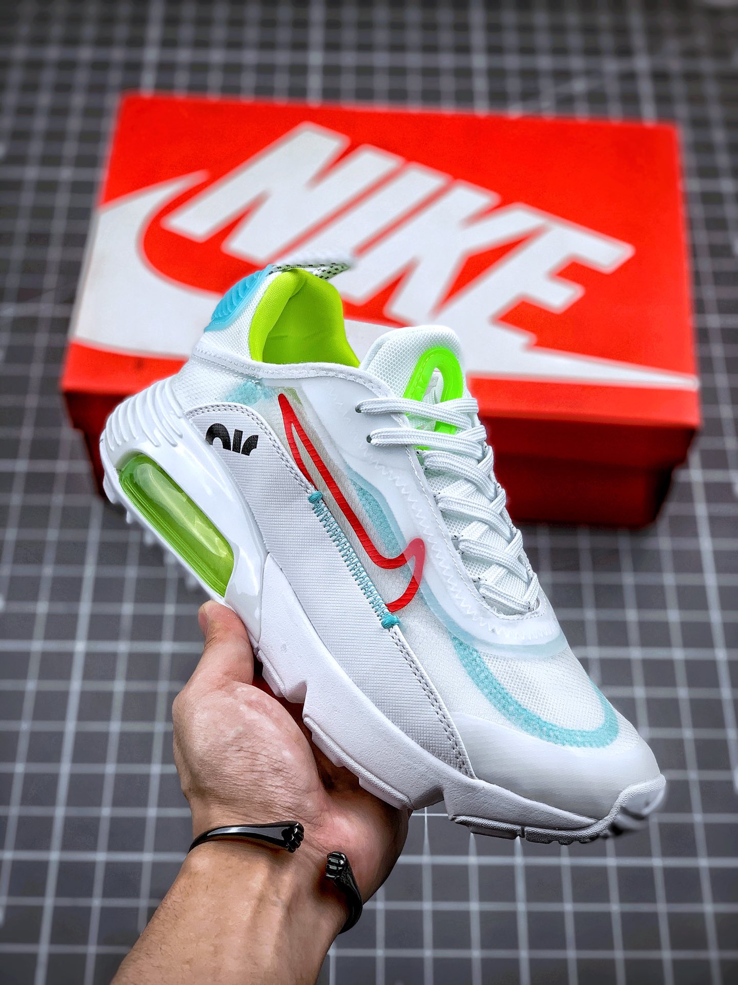 190 AirMax 2090 官网强力主推  客供真实压强气垫 原盒原标专柜一致 CT7695-106