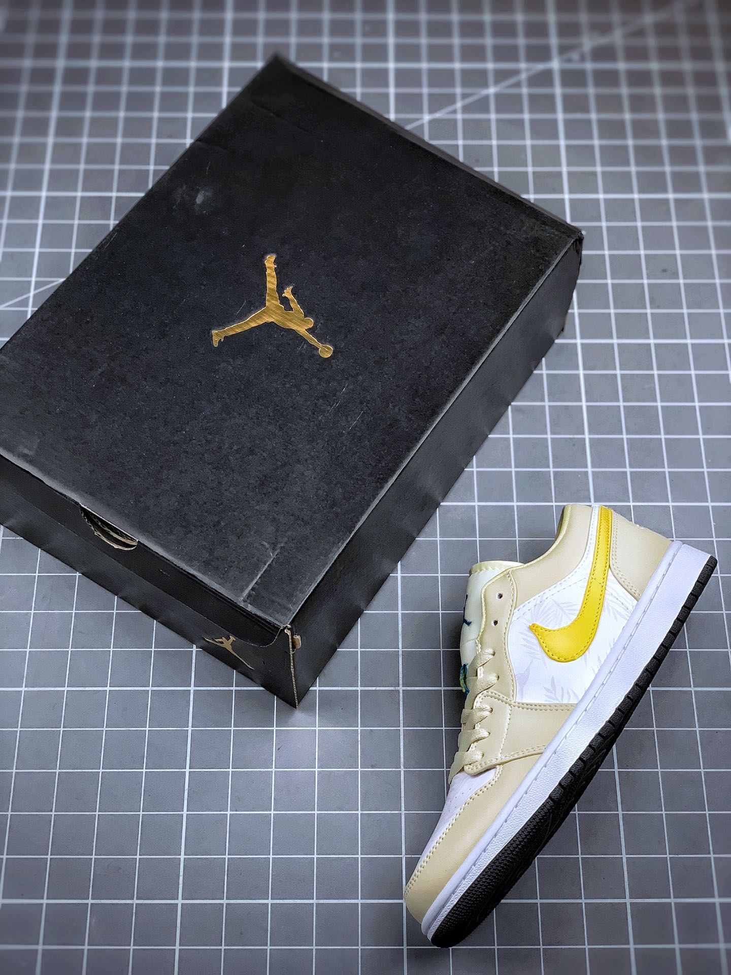 220 Air Jordan 1 Low 柠檬黄 公司原鞋购回重新打版开模  CK3022-004