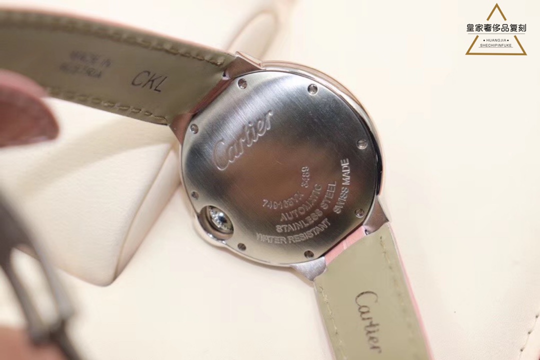 Cartier 卡地亚蓝气球系列33尺寸粉红色女款腕表