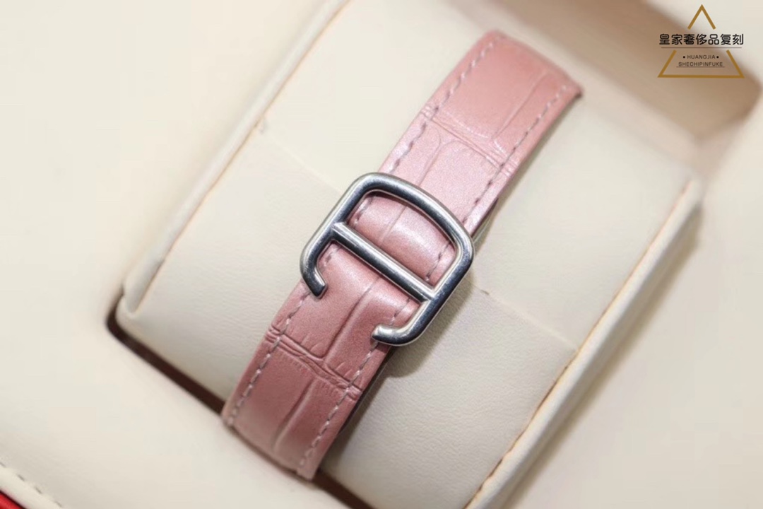 Cartier 卡地亚蓝气球系列33尺寸粉红色女款腕表
