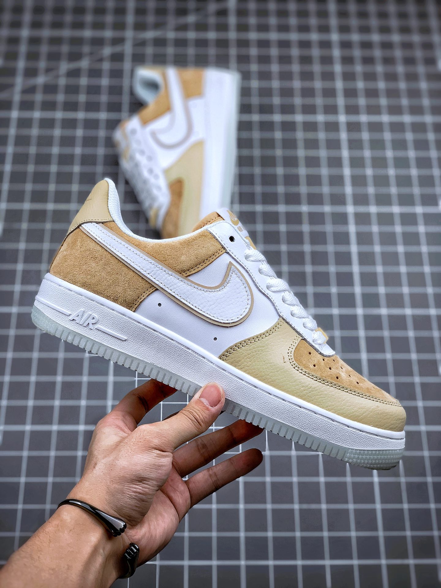 190 Nike Air Force 1 拼接风格 卡其满天星 AO2425-201