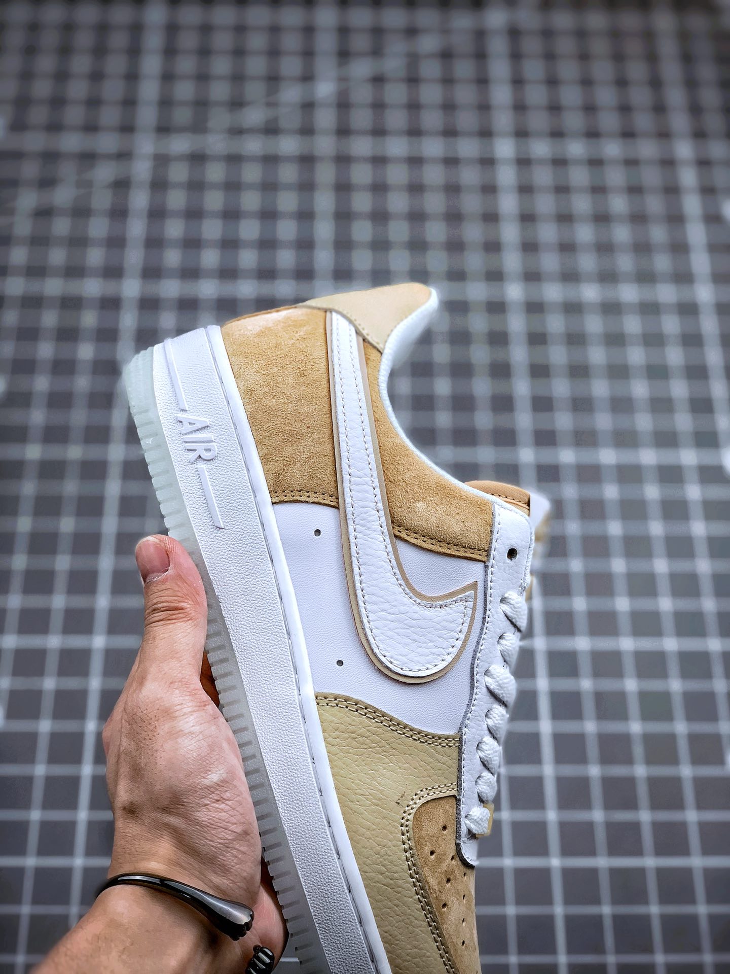 190 Nike Air Force 1 拼接风格 卡其满天星 AO2425-201