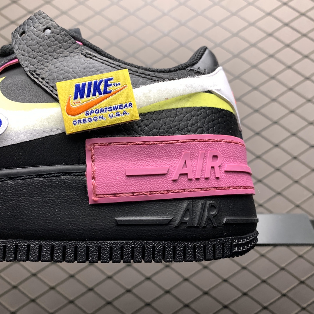 220 Nike Air Force 1 Shadow 解构系列 CU4743-001 空军一号低帮休闲板鞋