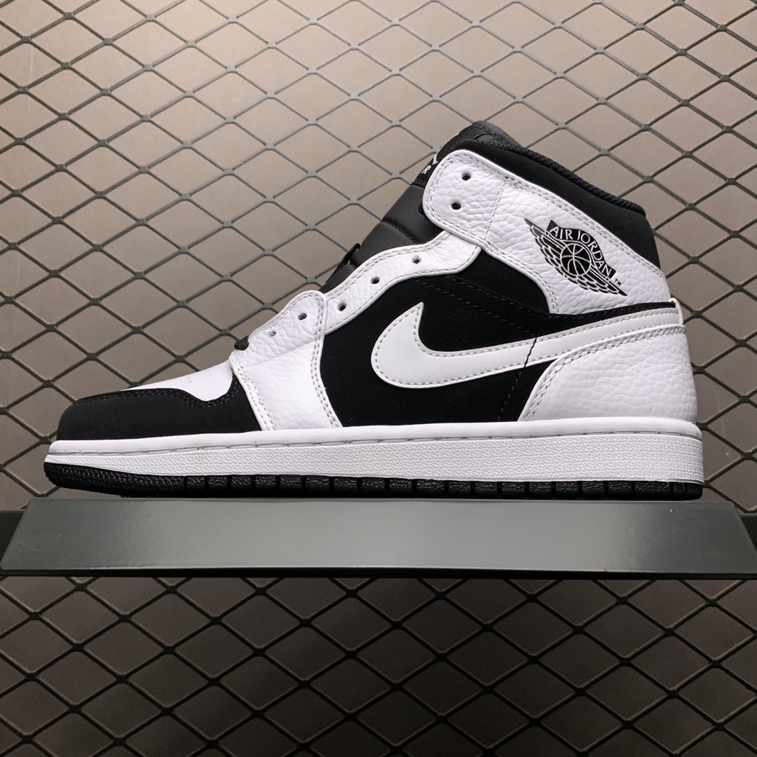 240 Air Jordan 1 Mid AJ1乔1中帮文化篮球鞋 554724-113