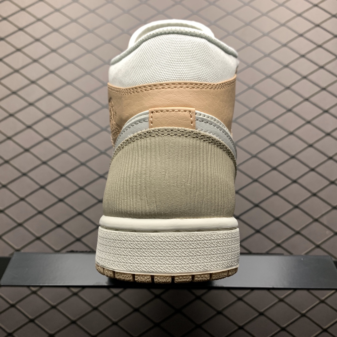 270 Air Jordan 1 Mid AJ1乔1中帮文化篮球鞋 CV3044-100