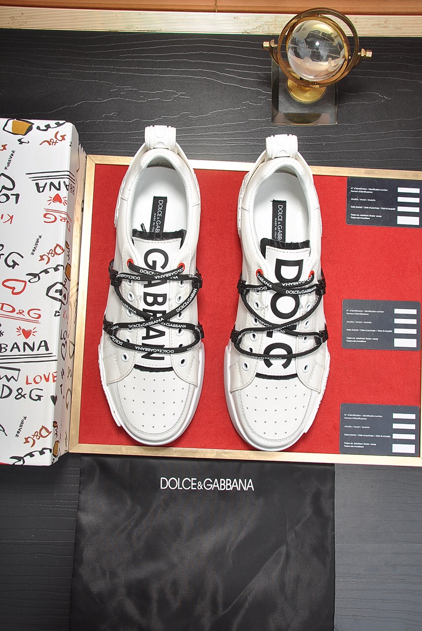 precio de fábrica [D & G] (forro de piel de oveja completa) Dolce & Gabbana zapatos de los hombres e