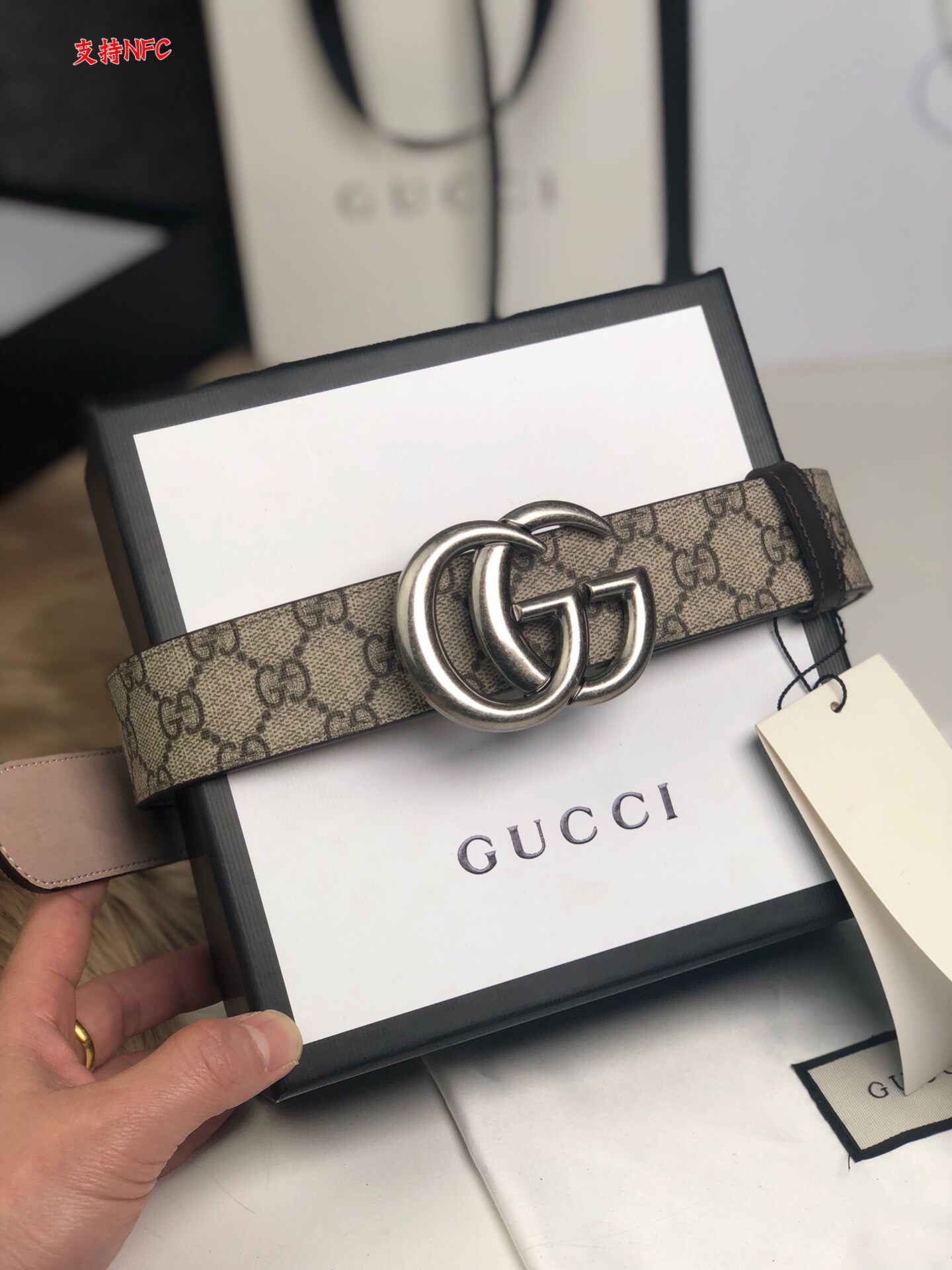 古驰 Gucci 高定典藏奢华工坊高定皮带配饰 #EFA2E8D0 8