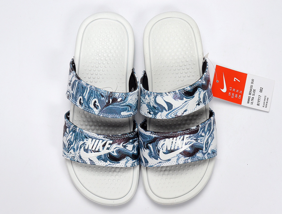 80 Nike Benassi DUO Ultra Slide 耐克忍者拖 819717-002 海洋扎染