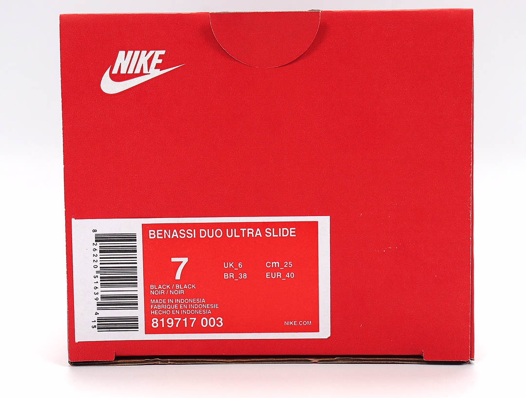 80 Nike Benassi DUO Ultra Slide 耐克忍者拖 819717-003 黑绿扎染