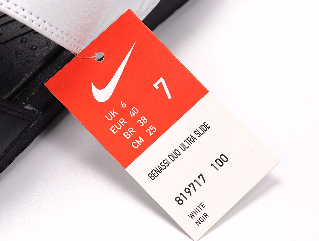 80 Nike Benassi DUO Ultra Slide 耐克忍者拖 819717-100 黑白