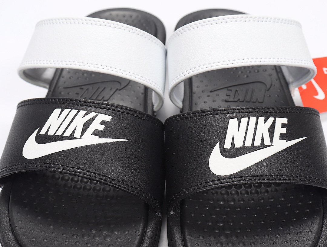 80 Nike Benassi DUO Ultra Slide 耐克忍者拖 819717-100 黑白