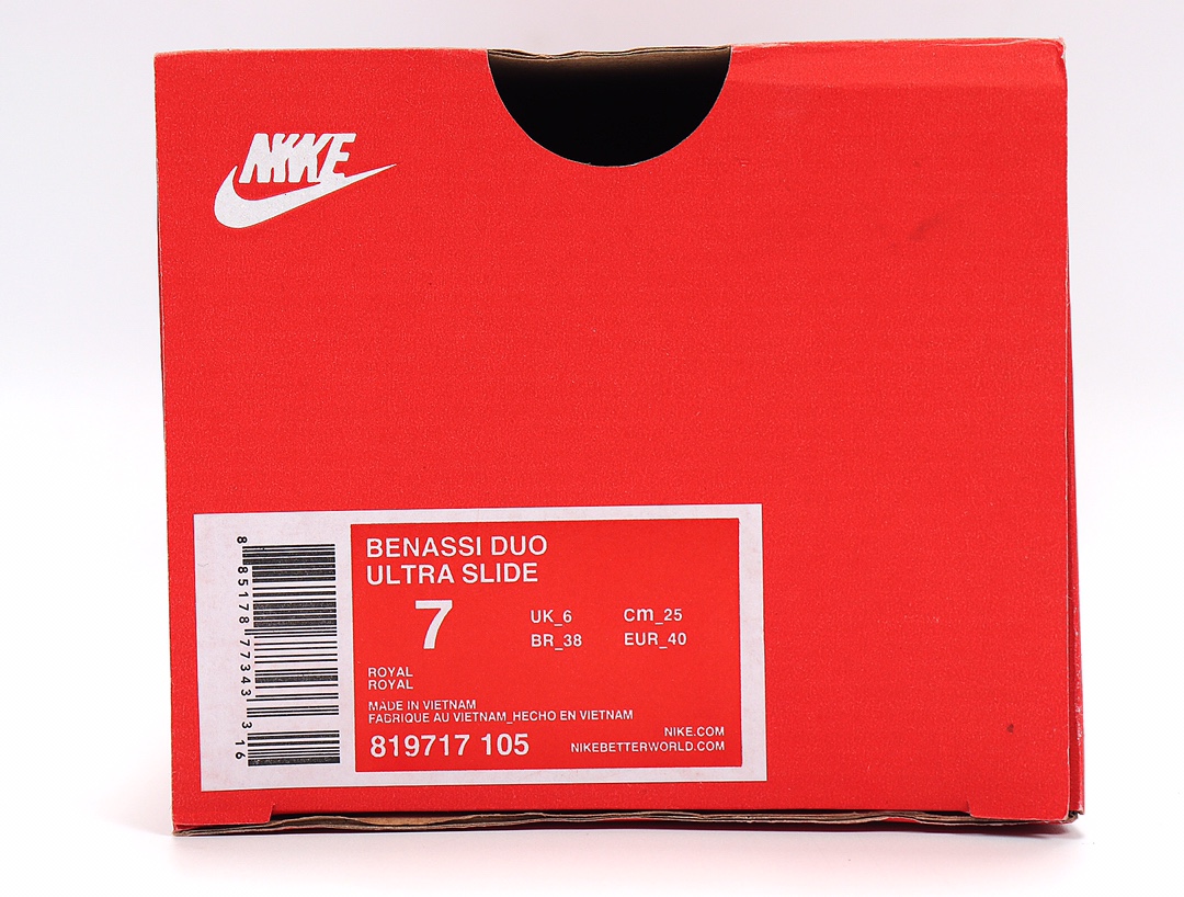 80 Nike Benassi DUO Ultra Slide 耐克忍者拖 819717-105 宝蓝 GD权志龙同款夏季沙滩软底凉拖