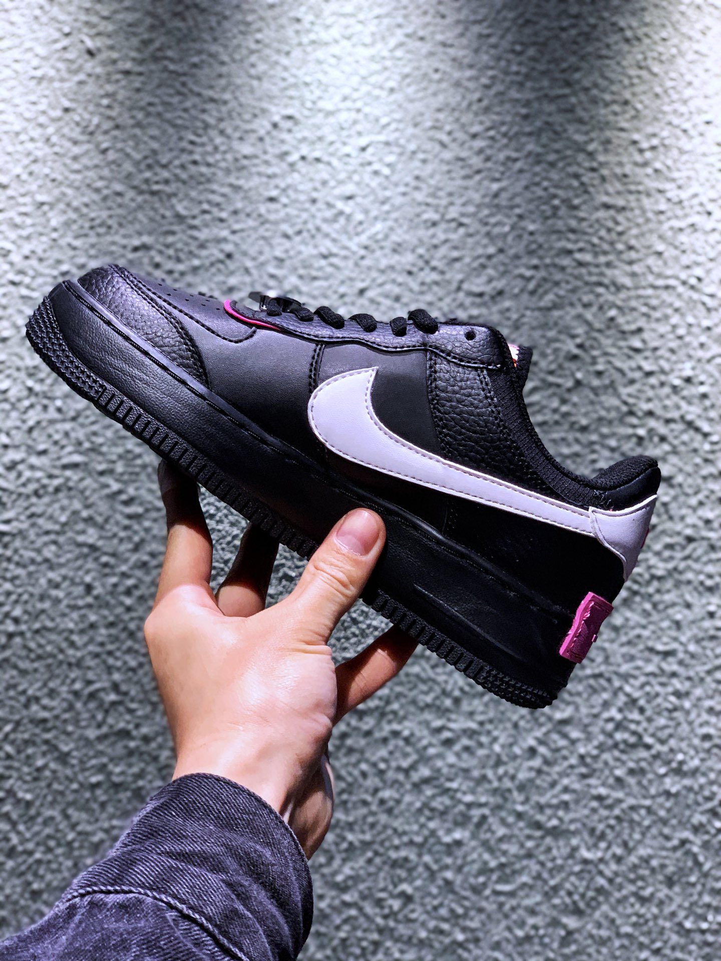 p220 Air Force 1 Shadow ”Have a Day”Low 马卡龙笑脸黑白粉空军一号cu4743-001