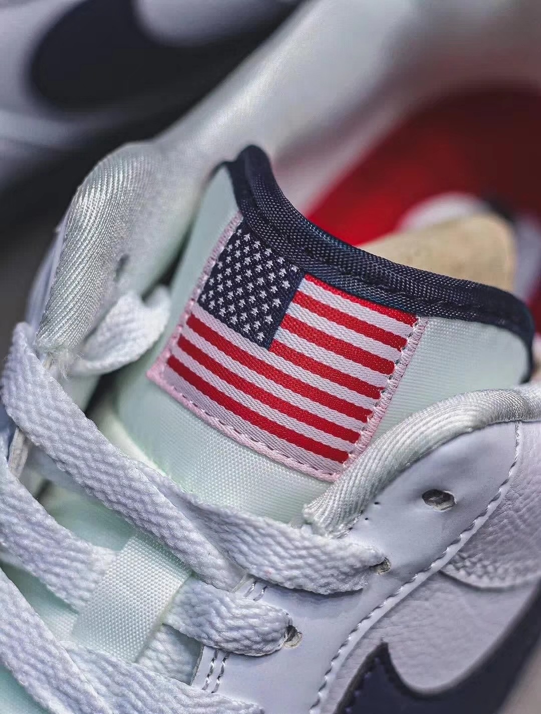 190 公司级 Nike Air Force 1'07 Low USA“美国国旗” 白蓝空军一号低帮休闲版鞋 CK5718-100