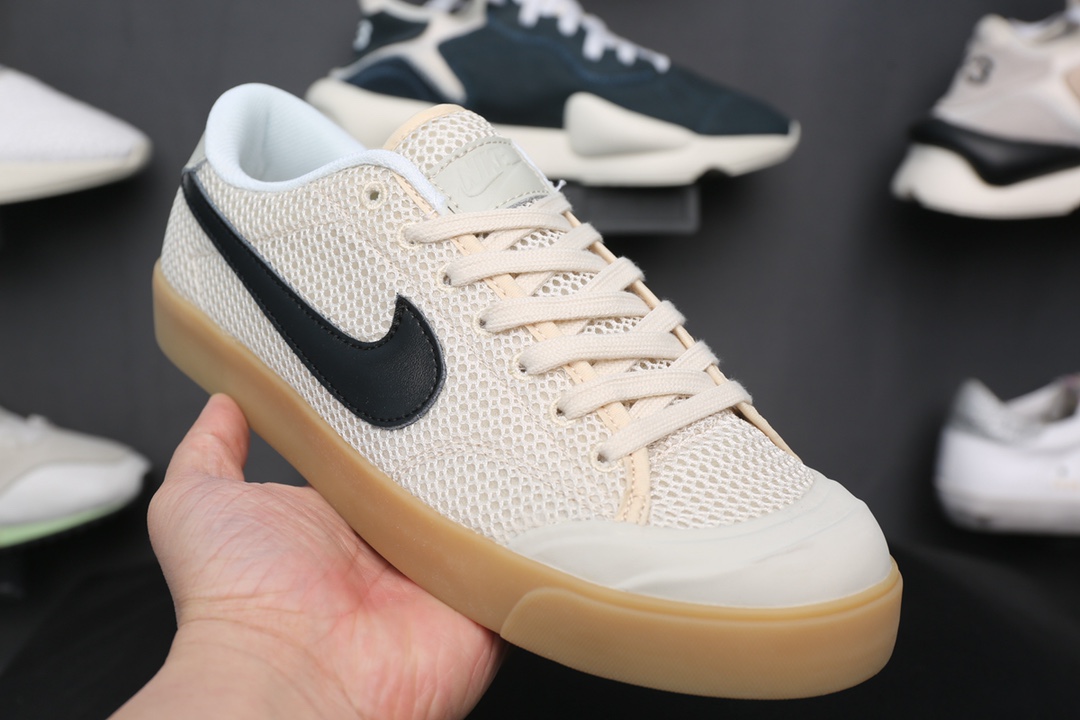 110 耐克Nike SB Blazer Zoom Low 经典开拓者 网面镂空帮低 复古板鞋