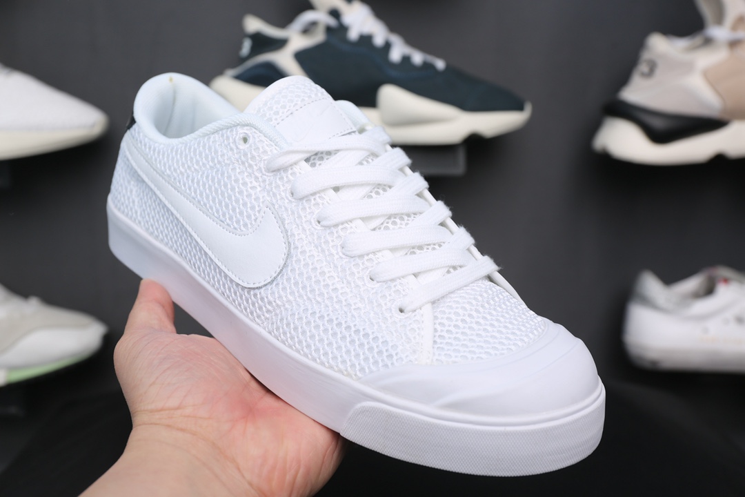 110 耐克Nike SB Blazer Zoom Low 经典开拓者 网面镂空帮低 复古板鞋