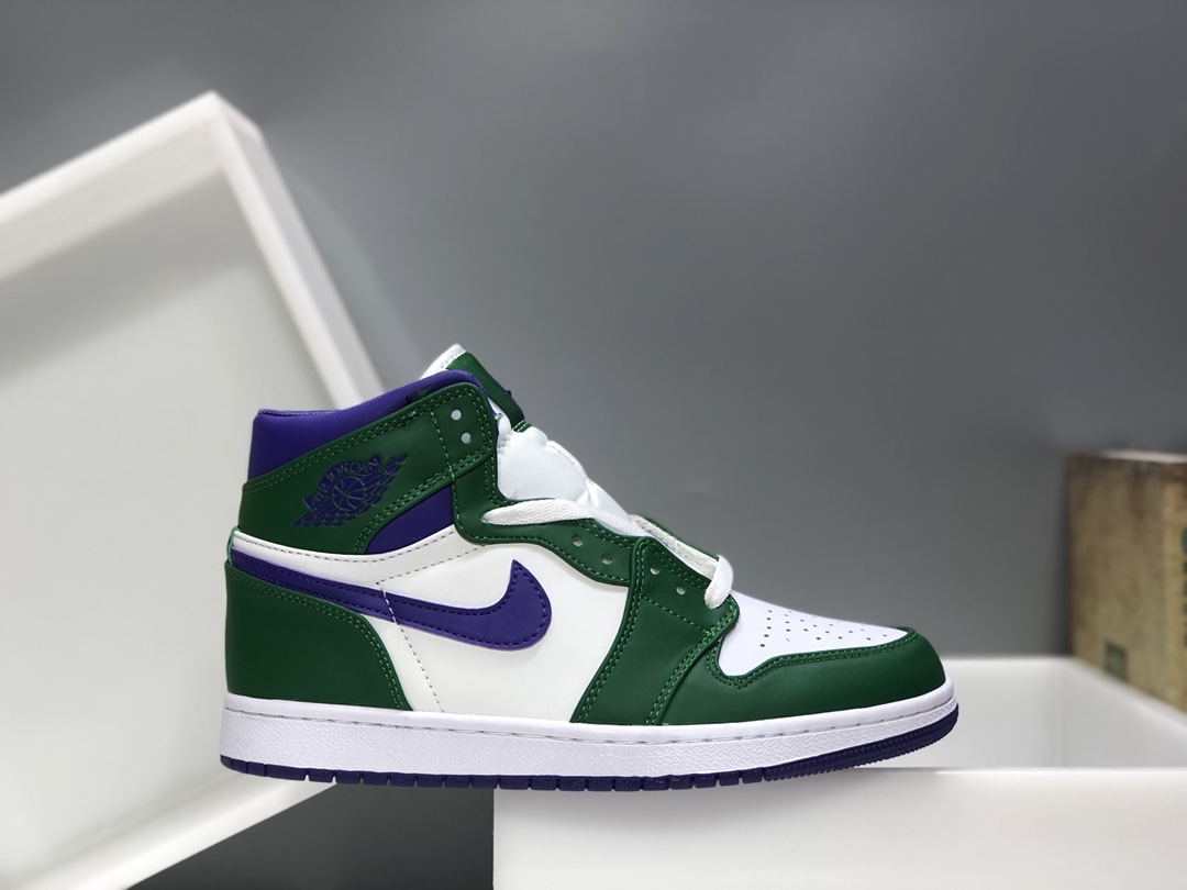 130 乔丹/Air Jordan 1 Mid “Incredible Hulk” 绿巨人 AJ1 乔1 中 百帮 搭休闲运动板鞋