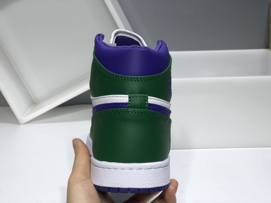 130 乔丹/Air Jordan 1 Mid “Incredible Hulk” 绿巨人 AJ1 乔1 中 百帮 搭休闲运动板鞋