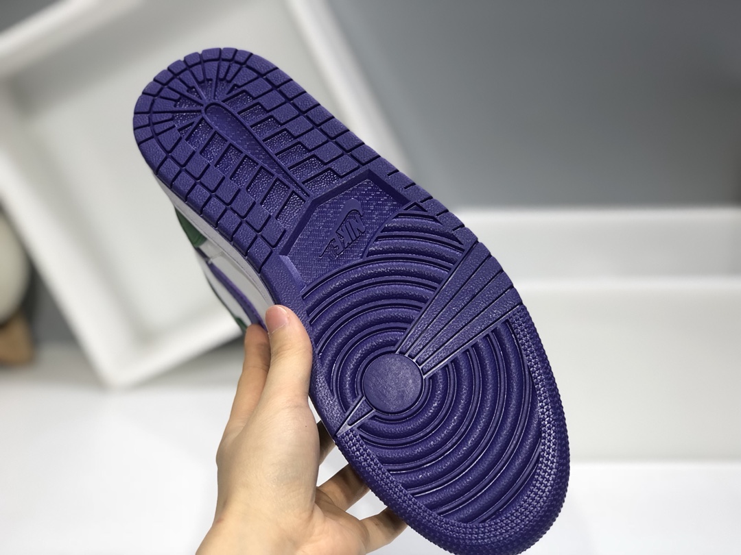 130 乔丹/Air Jordan 1 Mid “Incredible Hulk” 绿巨人 AJ1 乔1 中 百帮 搭休闲运动板鞋