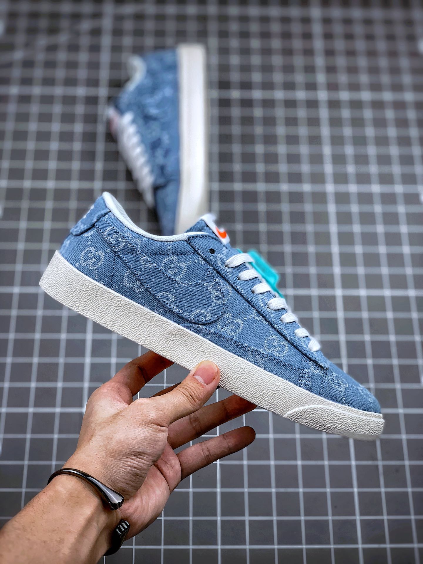 160 Gucci x Nike Blazer 牛仔开拓者 古驰限定联名款  BQ4808-700