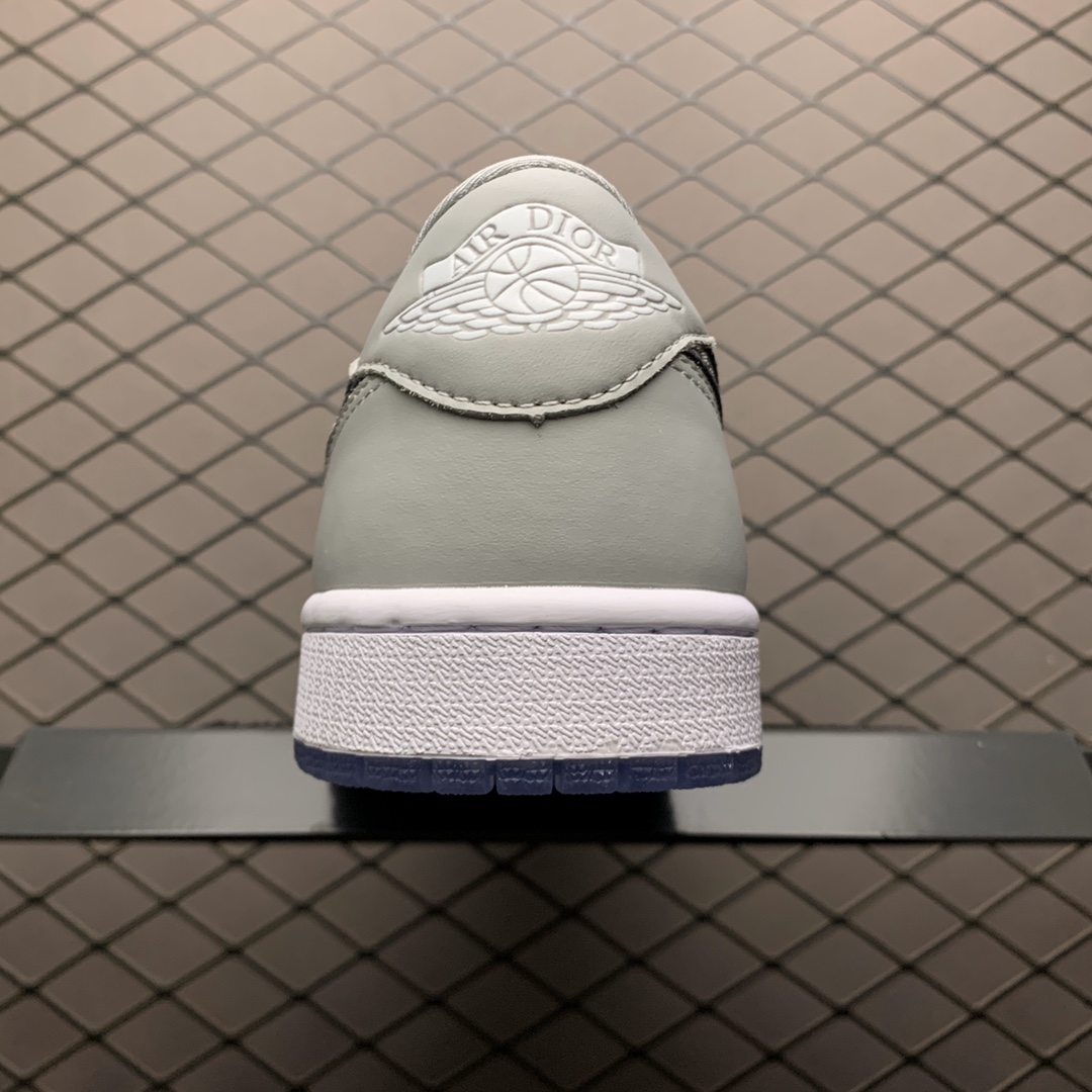 220 Dior x Air Jordan 1 Low AJ1乔1低帮 迪奥联名文化休闲板鞋 CN8608-002 鸳鸯水晶大底